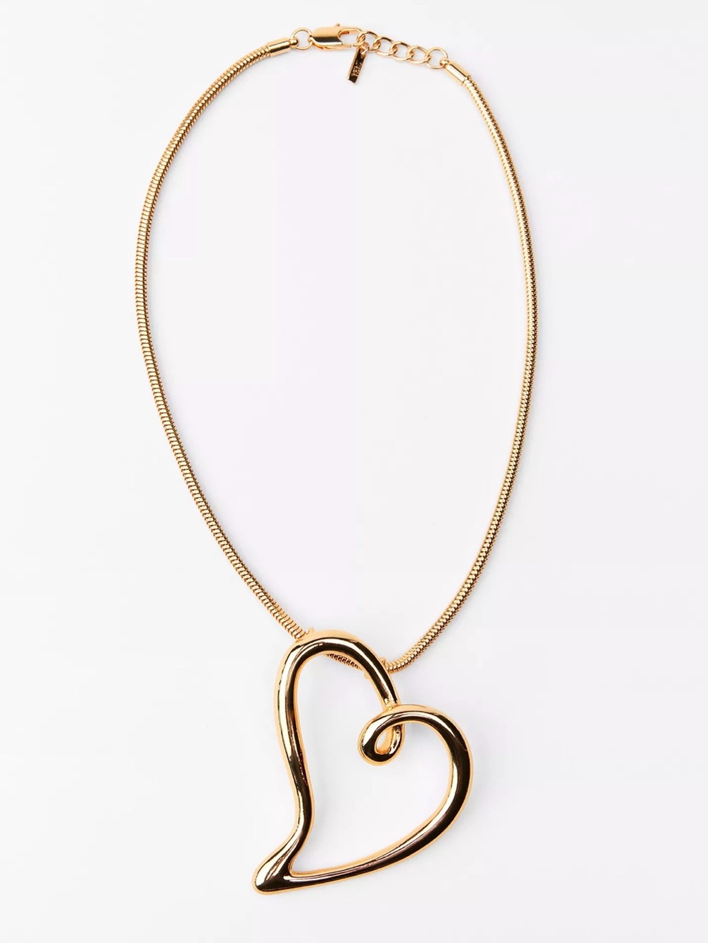 Gold Heart Pendant Necklace - Women's Fashion Jewelry